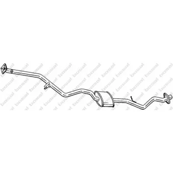 Silencieux central BOSAL 293-413