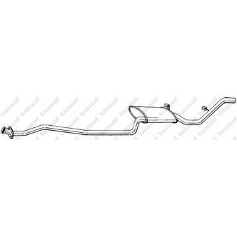 Silencieux arrière BOSAL 293-641