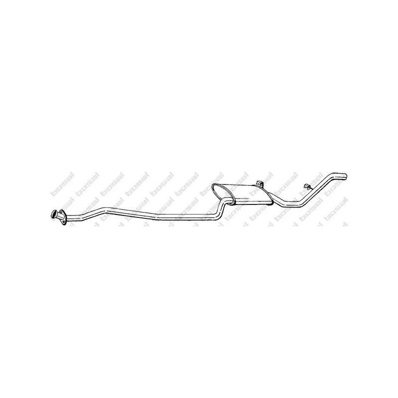 Silencieux arrière BOSAL 293-641