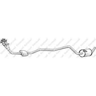 Silencieux central BOSAL 293-773