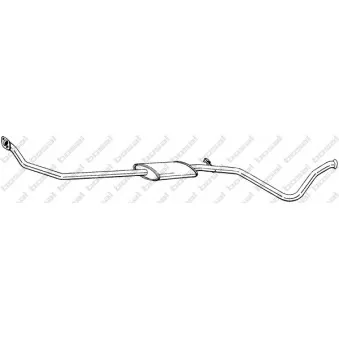 Silencieux avant BOSAL 293-775