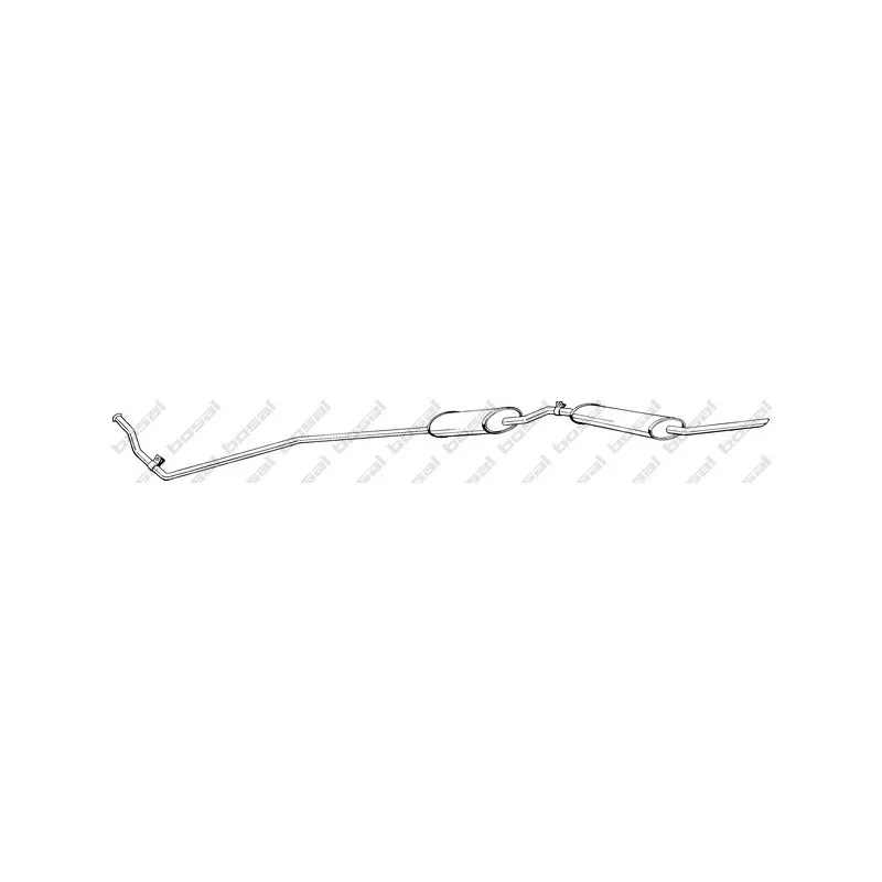 Silencieux central BOSAL 294-461