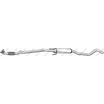 Silencieux central BOSAL 295-619