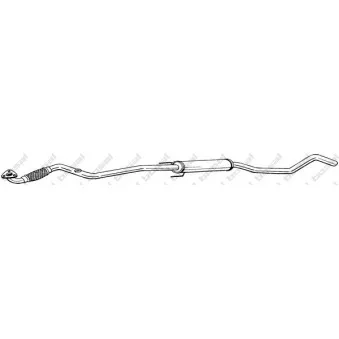 Silencieux central BOSAL 295-623