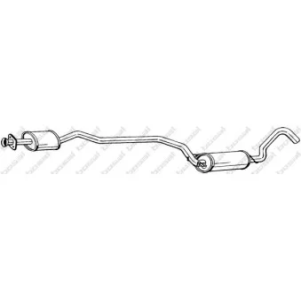 Silencieux central BOSAL 295-889