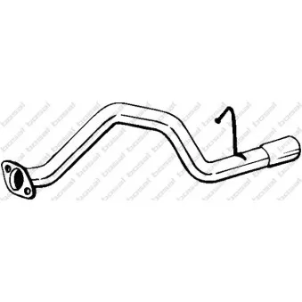 Tuyau d'échappement BOSAL 351-219