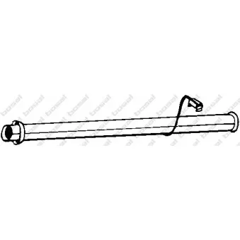 Tuyau d'échappement BOSAL 375-485