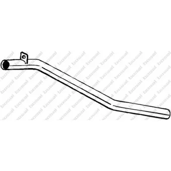 Tuyau d'échappement BOSAL 380-155