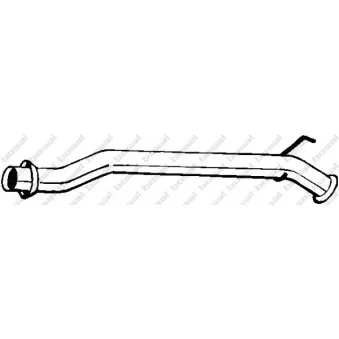 Tuyau d'échappement BOSAL 385-245