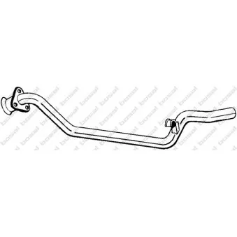 Tuyau d'échappement BOSAL 433-415