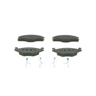 Jeu de 4 plaquettes de frein avant BOSCH