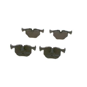 Jeu de 4 plaquettes de frein arrière BOSCH