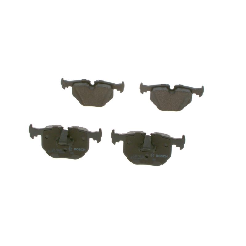 Jeu de 4 plaquettes de frein arrière BOSCH 0 986 494 006 - Visuel 1