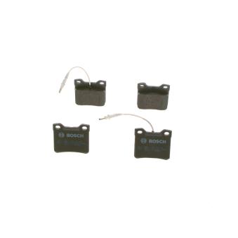 Jeu de 4 plaquettes de frein arrière BOSCH