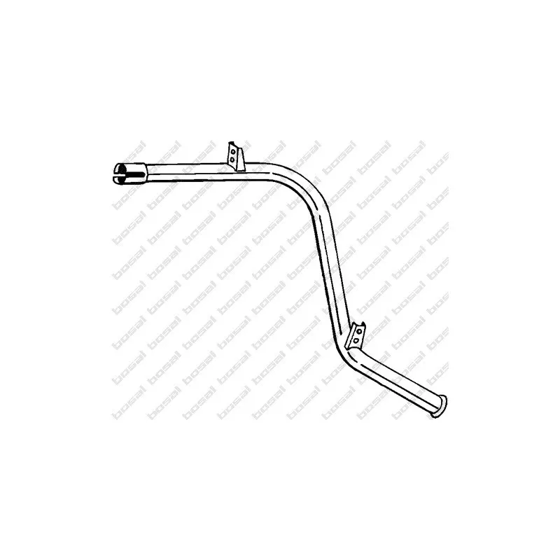 Tuyau d'échappement BOSAL 439-369