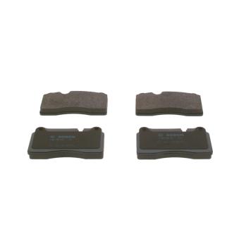 Jeu de 4 plaquettes de frein avant BOSCH
