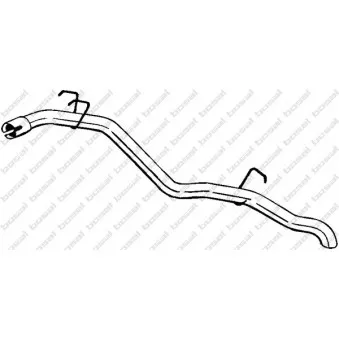 Tuyau d'échappement BOSAL 440-101