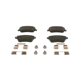 Jeu de 4 plaquettes de frein avant BOSCH