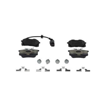 Jeu de 4 plaquettes de frein arrière BOSCH