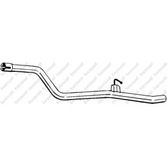 Tuyau d'échappement BOSAL 452-629