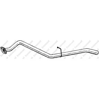 Tuyau d'échappement BOSAL 485-491