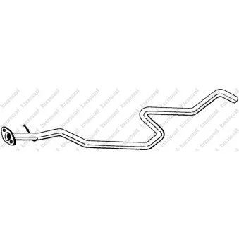 Tuyau d'échappement BOSAL 513-213