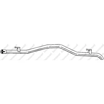 Tuyau d'échappement BOSAL 521-771