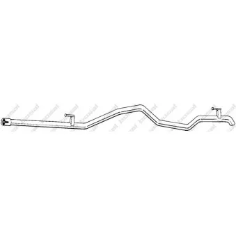 Tuyau d'échappement BOSAL 573-915