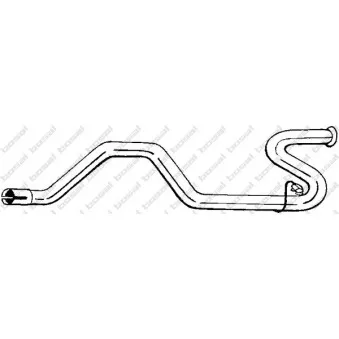 Tuyau d'échappement BOSAL 683-387