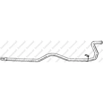 Tuyau d'échappement BOSAL 684-247