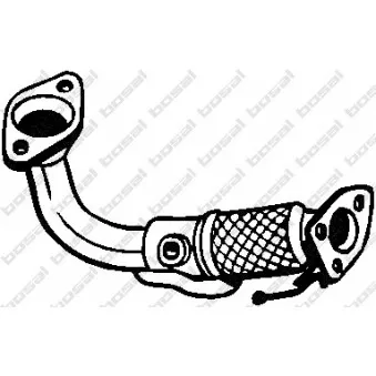 Tuyau d'échappement BOSAL 700-033