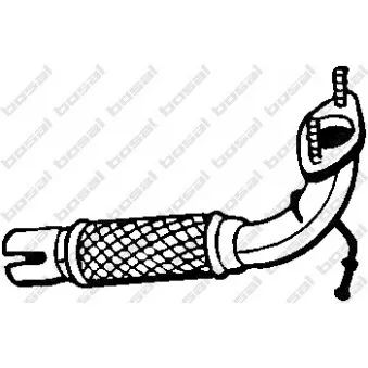 Tuyau d'échappement BOSAL 700-165