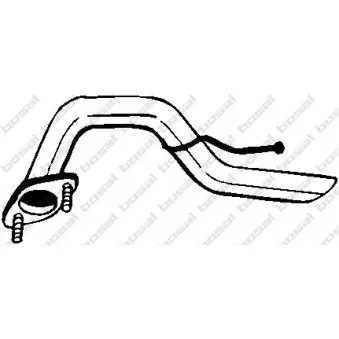 Tuyau d'échappement BOSAL 713-073