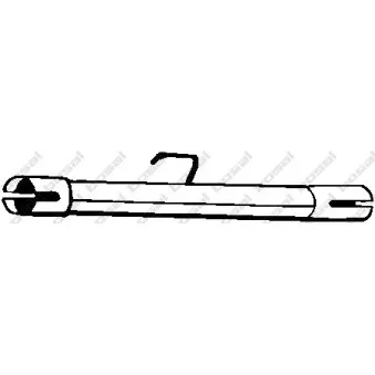 Tuyau d'échappement BOSAL 713-411