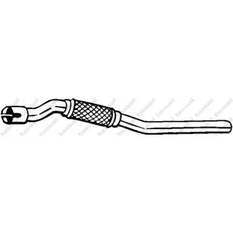 Tuyau d'échappement BOSAL 717-945