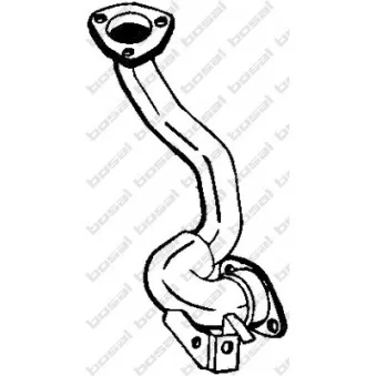 Tuyau d'échappement BOSAL 725-551