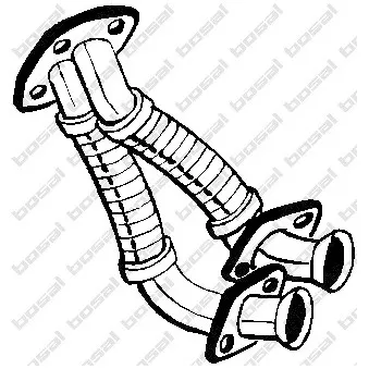 Tuyau d'échappement BOSAL 730-089