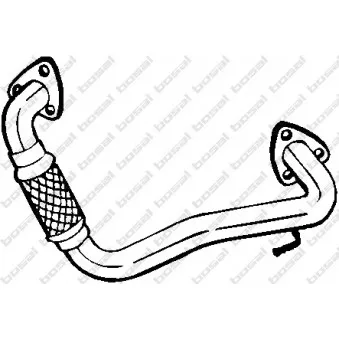 Tuyau d'échappement BOSAL 730-213
