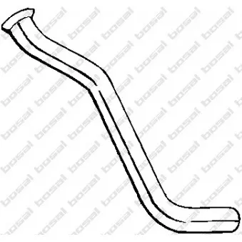Tuyau d'échappement BOSAL 733-465