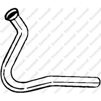 Tuyau d'échappement BOSAL 734-017