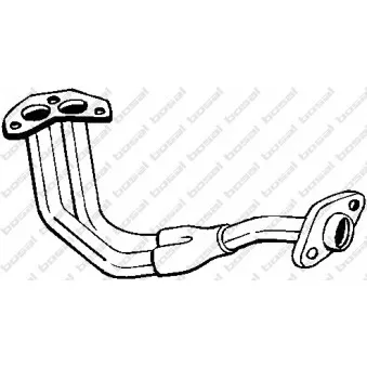 Tuyau d'échappement BOSAL 735-341