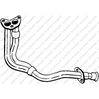 Tuyau d'échappement BOSAL 736-887