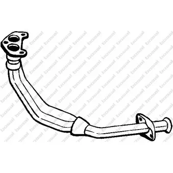 Tuyau d'échappement BOSAL 736-899
