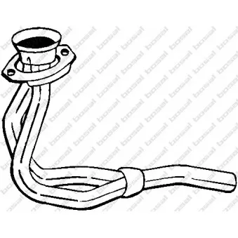 Tuyau d'échappement BOSAL 737-151