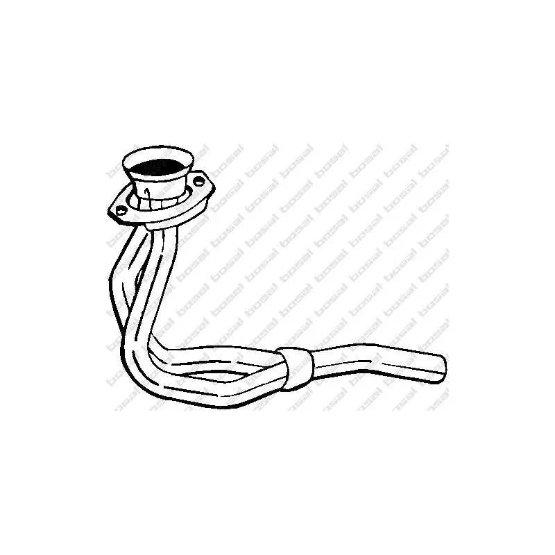 Tuyau d'échappement BOSAL 737-151