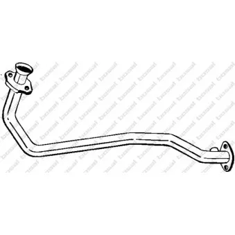 Tuyau d'échappement BOSAL 737-419
