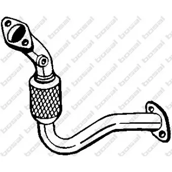 Tuyau d'échappement BOSAL 737-441