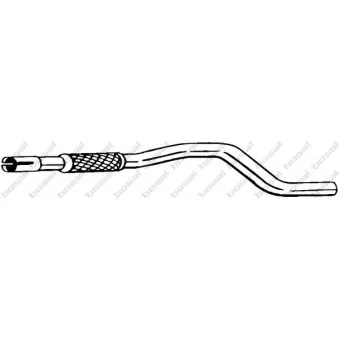Tuyau d'échappement BOSAL 740-003