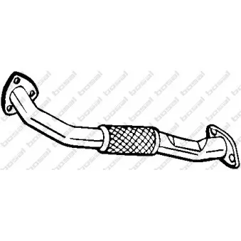 Tuyau d'échappement BOSAL 740-381