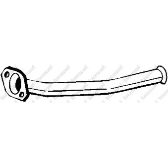 Tuyau d'échappement BOSAL 741-015